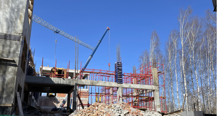 В Череповце возобновили строительство долгостроя