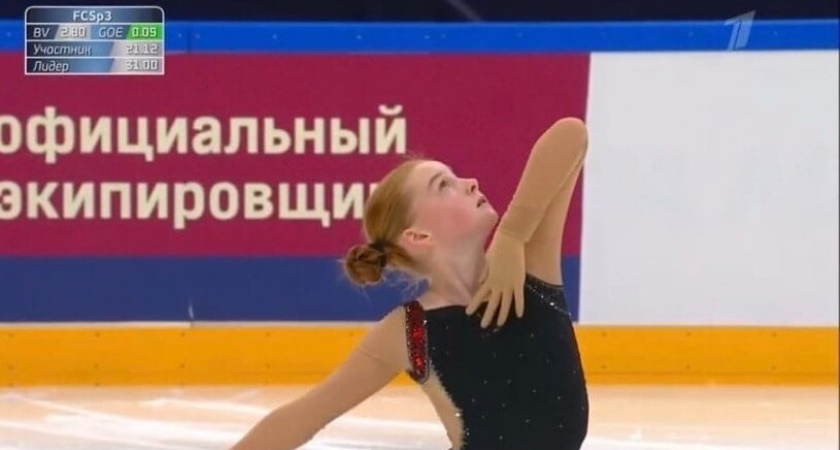 Вологодская фигуристка заняла четвертое место на всероссийских соревнованиях