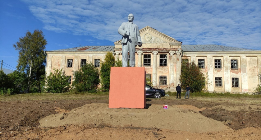 В Вологодской области появится новое общественное пространство с памятником Ленину