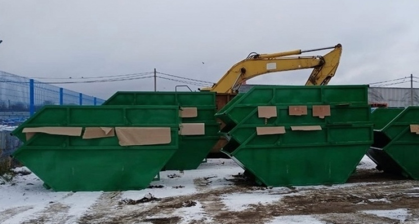 Вологда закупилась бункерами для крупногабаритного мусора