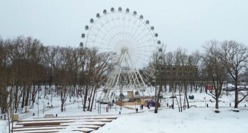 В Вологодской области открыли колесо обозрения «Звезда Череповца»