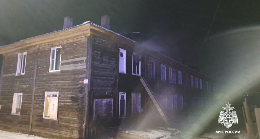 При пожаре в Вологодской области погибли два человека