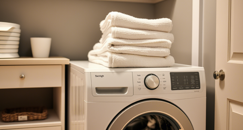 1 стакан в стиралку — и махровые полотенца мягче пуха: никакой наждачки вместо ткани