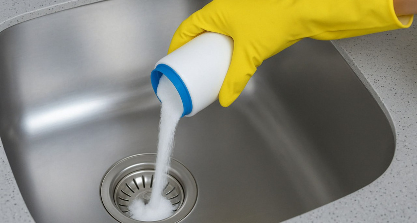 Можно покупать сразу несколько бутылок: это средство мигом устранит любой засор в трубах