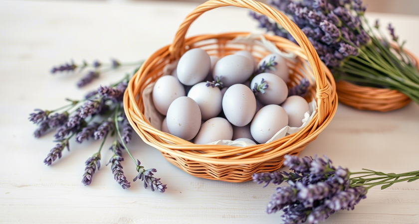Модный сиреневый оттенок для пасхальных яиц: давно забытый метод окрашивания природными красителями