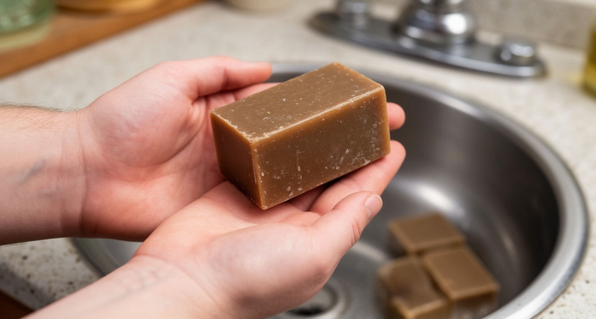 Смешиваем мыло с марганцовкой — и назойливые проблемы решены: найдена незаменимая хитрость для хозяек