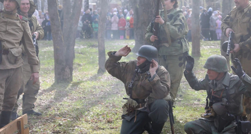 В Вологде воссоздали героический эпизод Великой Отечественной войны