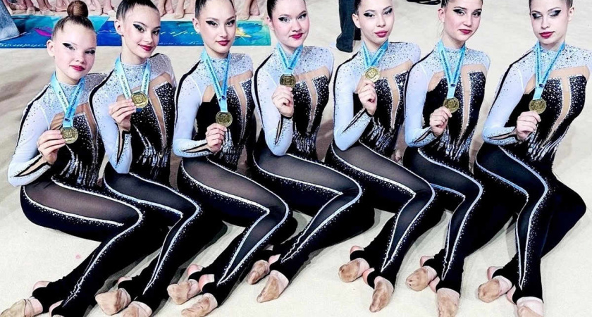 Вологодские гимнастки триумфально выиграли первенство СЗФО по эстетической гимнастике