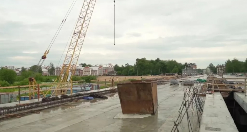 Некрасовский мост в Вологде готов на 63%, но досрочная сдача отменяется