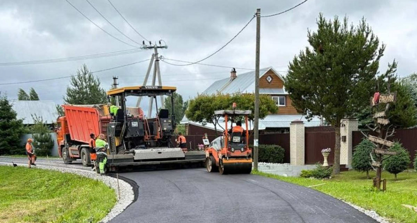 В Вологодской области отремонтировали две сельские дороги