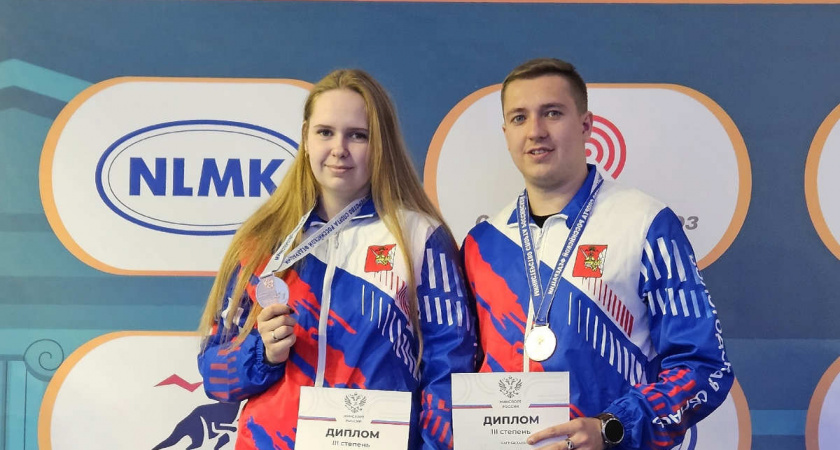 Вологодские стрелки Марсов и Лысцева взяли бронзу на чемпионате России