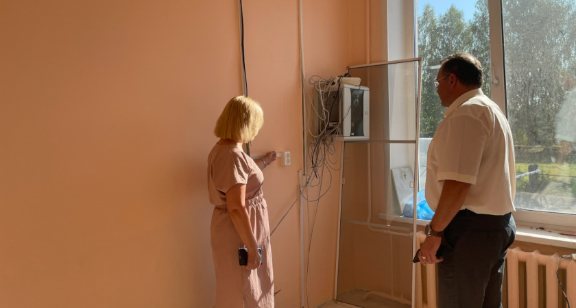 В Вологодской области идет ремонт кабинетов станции скорой помощи