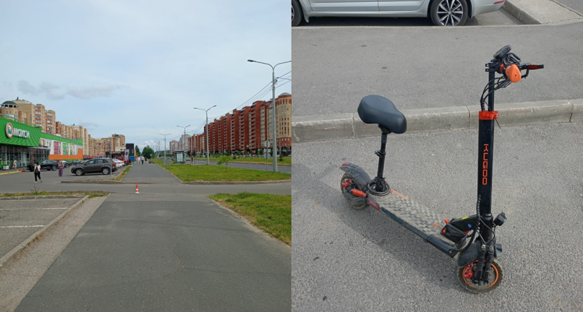 Подросток на электросамокате пострадал в ДТП в Вологодской области 
