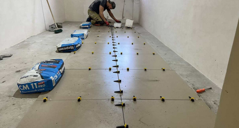 Капитальный ремонт женской консультации №3 в Вологде идет по плану