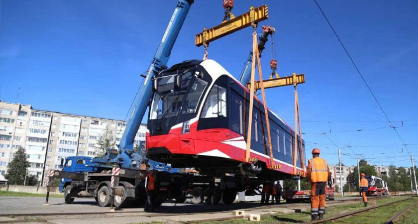 В Вологодской области появились новые трамваи "Львята"