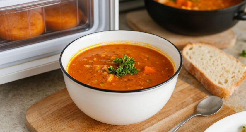 Сколько может храниться суп в холодильнике при -5 градусах - запомните раз и навсегда