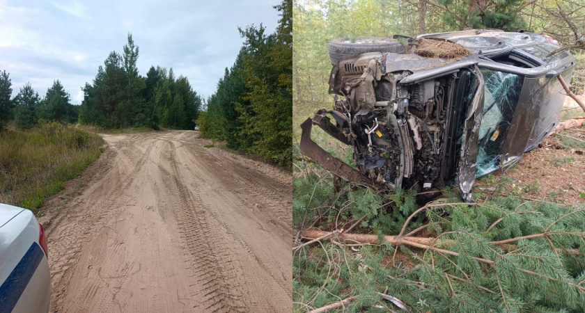 В Вологодской области в ДТП пострадал пьяный водитель "Ленд Крузера"