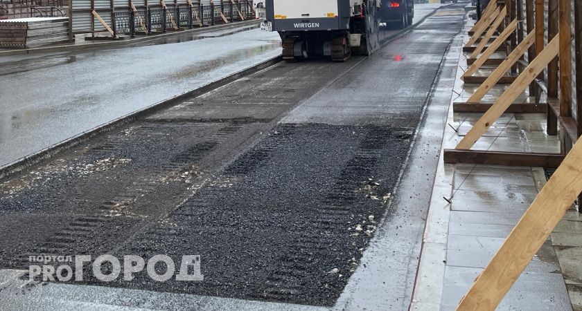 В Вологде первый этап реконструкции улицы Конева близится к завершению