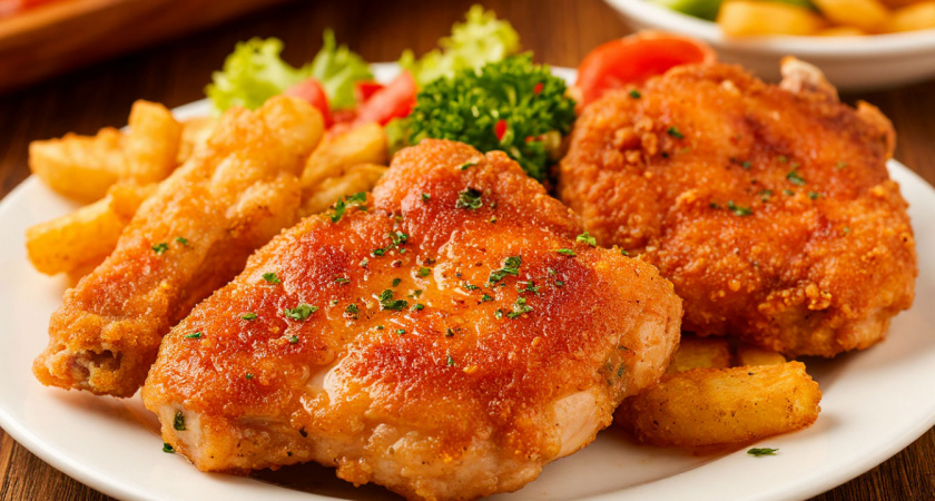 Обнаружила в Ермолино отбивные, в которых мяса больше, чем я рассчитывала увидеть, когда читала состав