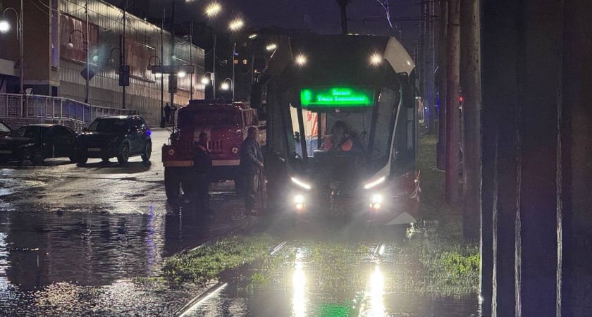 В Вологодской области восстановили движение трамваев после потопа