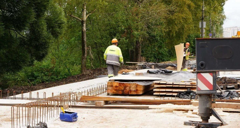 Ремонт моста на улице Петина в Вологде завершен более чем наполовину