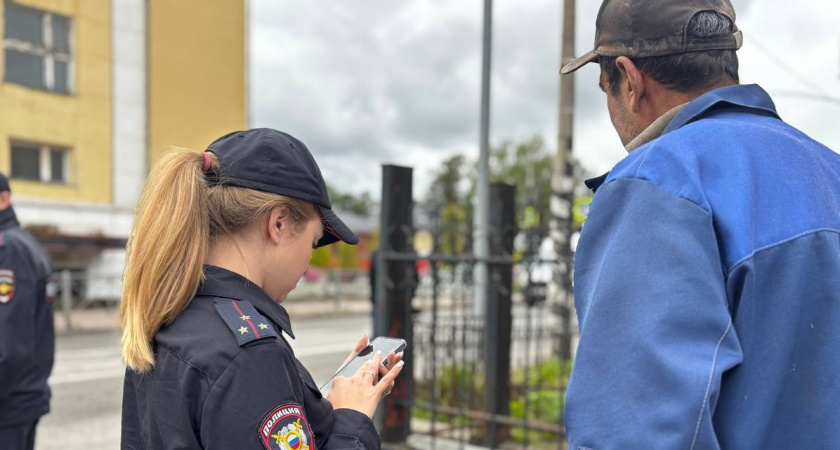 Скрываясь от полиции в Вологодской области, трудовые мигранты забрались на крышу гаража