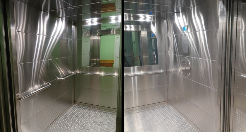 В Вологодской области в ЦРБ установили новый лифт