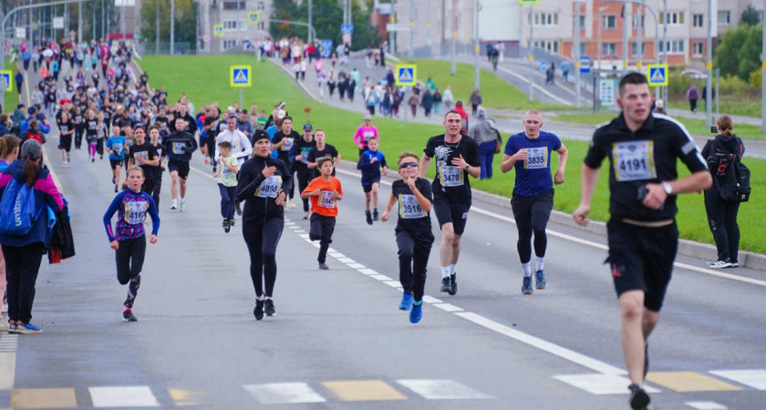 Почти 9000 человек стали участниками "Кросса нации" в Вологде и Череповце