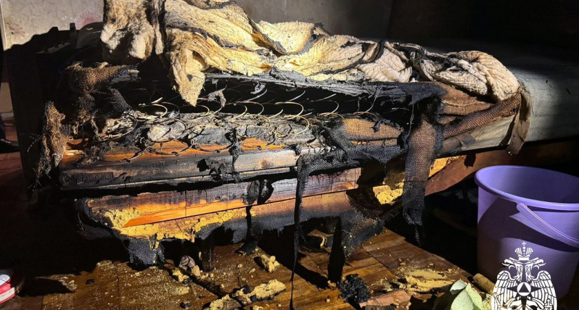 Девушка пострадала во время ночного пожара в Вологодской области