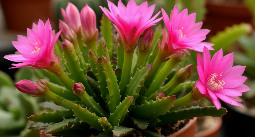 2 удобрения помогут "распушить" декабрист: на одном сегменте вырастут 2-3 новых. И следующее цветение будет обильнее