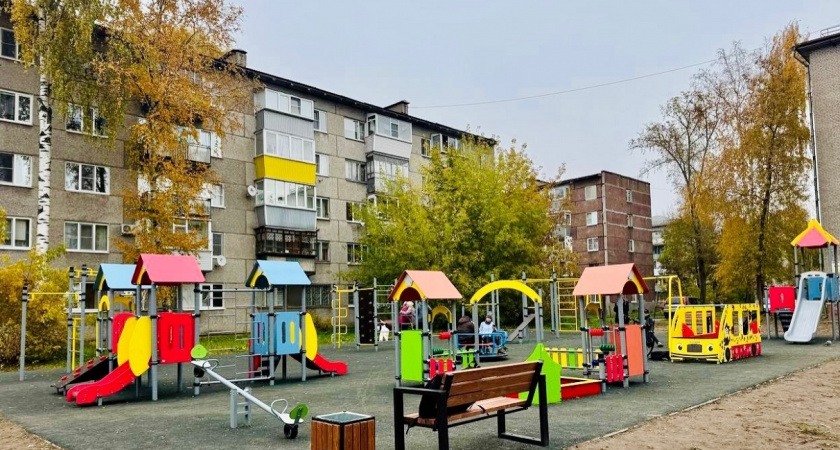 В Вологодской области открыли инновационную детскую площадку в рамках обновления городской среды