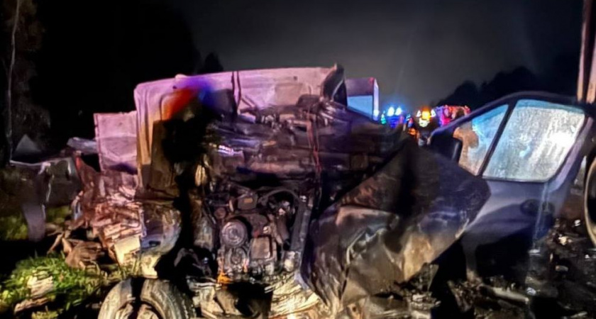 Столкновение "Газели" и "Вольво" унесло жизнь человека в Вологодской области