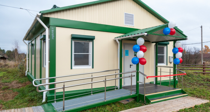 В Вологодской области открылся новый модульный ФАП