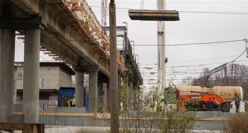 В Вологде назвали дату завершения ключевого этапа ремонта путепровода на Текстильщиков