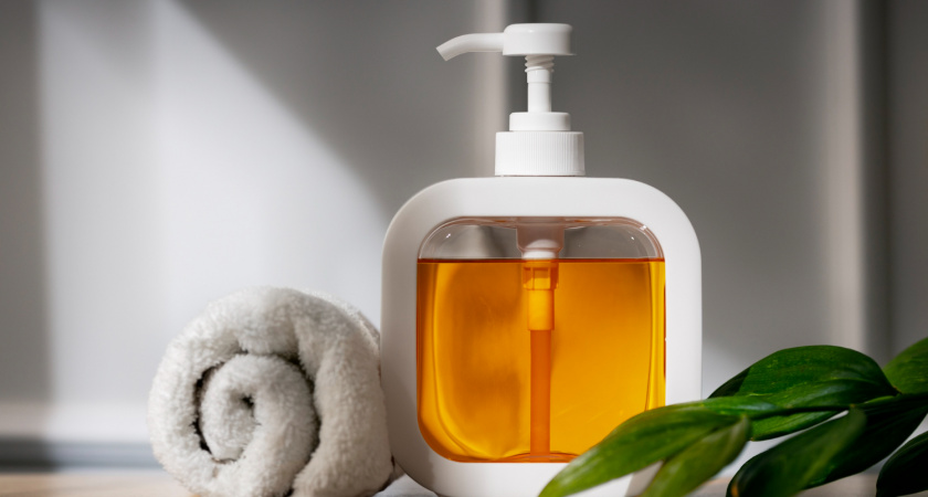 Нанёс жидкое мыло на туалетную бумагу и оказалось, что это очень удобно. Друзья сначала смеялись, а потом сами стали просить