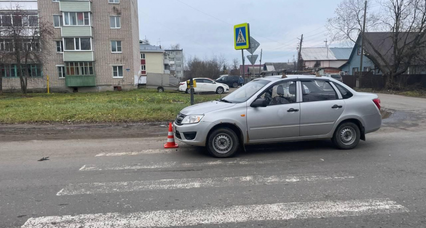 В Вологодской области водитель сбил пешехода на "зебре"