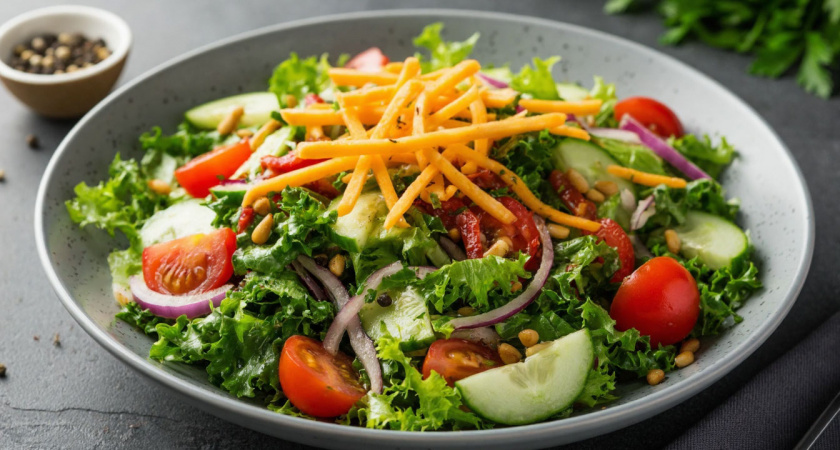 Салат «Соломка» — фаворит Огненной Лошади на Новый год — в разы вкуснее популярного «Мимозы», «Шубы» и «Оливье»