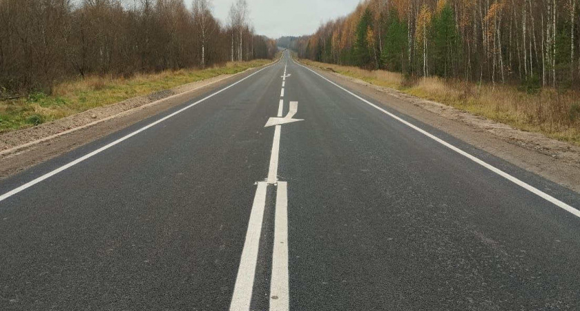 В Вологодской области открылось движение по обновленным дорогам после досрочного ремонта