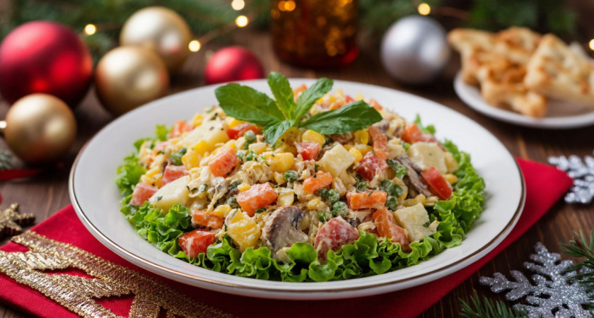 Салат «Елена»: деликатес для новогоднего стола из двух продуктов — принесет вам удачу в 2026 году