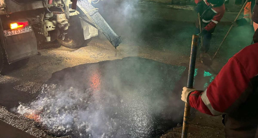 В Вологде стартует масштабная кампания по ямочному ремонту литым асфальтом