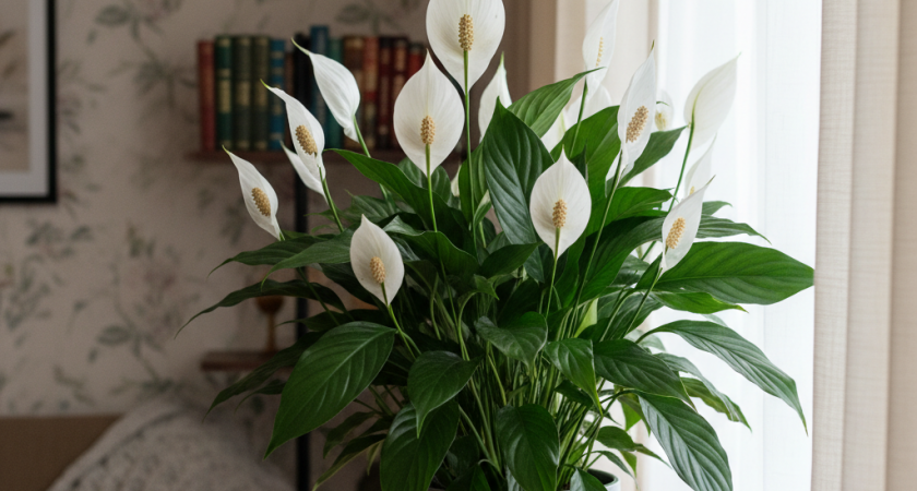 Сую таблетку в спатифиллум — получаю "фонтан цветов": аптечная хитрость  для ленивых цветоводов