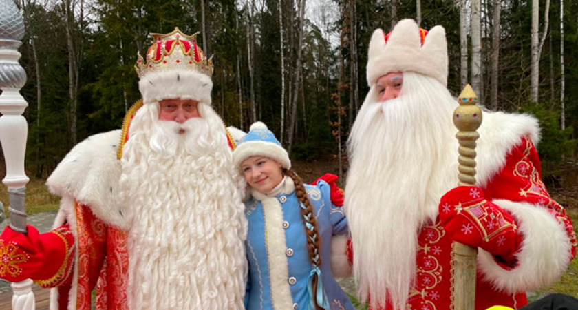 Дед Мороз из Вологодской области приехал в гости в Беловежскую пущу