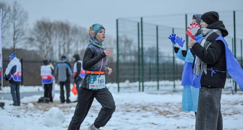 В Вологде успешно прошёл зимний полумарафон