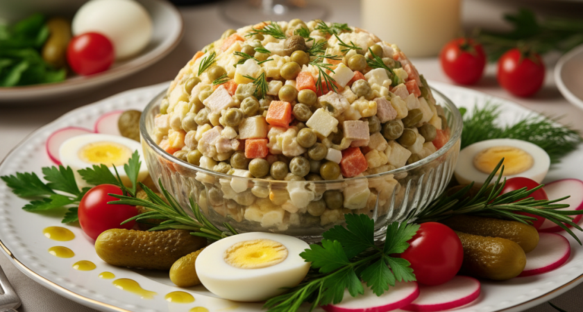 Создайте яркий и запоминающийся салат «Огненная Лошадь». 2026 год обещает быть успешным и счастливым