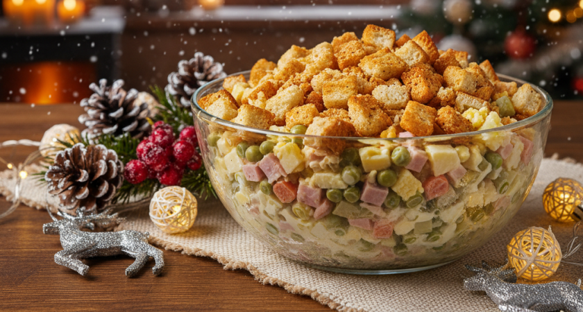 Уже готовимся к Новому году-2026: рецепт сытного салата «Вершина блаженства» — Огненная Лошадь принесет успех