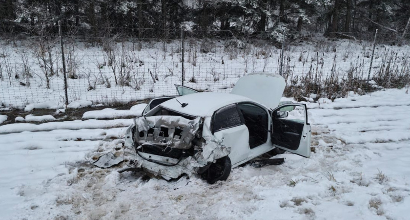Два человека пострадали в ДТП с грузовиком на трассе "Кола" в Вологодской области