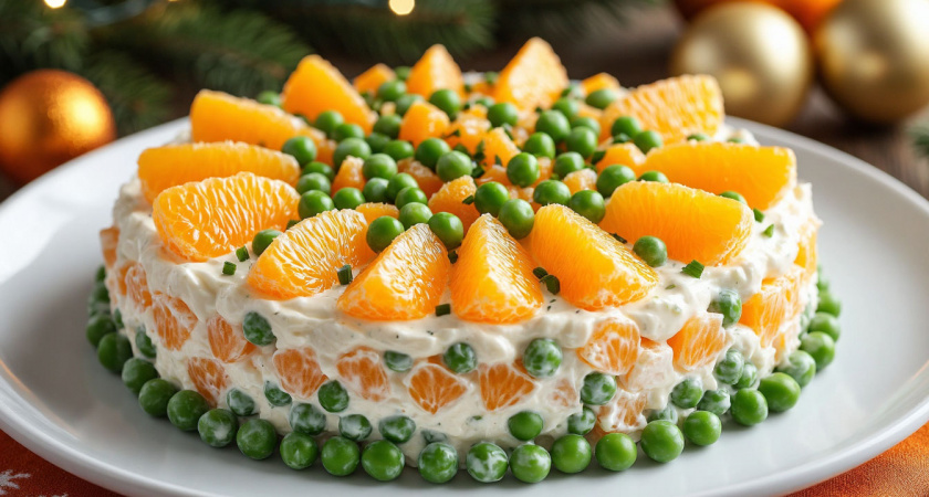 Новогодний хит — салат «Подкова Огненной Лошади» — кто приготовит такое блюдо, весь 2026-й год будет богатым и счастливым