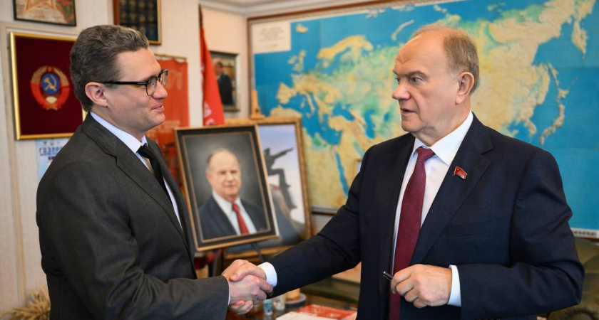 Губернатор Вологодской области провел встречу с лидером партии КПРФ Геннадием Зюгановым