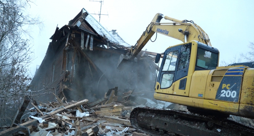 В Вологде начался снос аварийных домов по программе комплексного развития