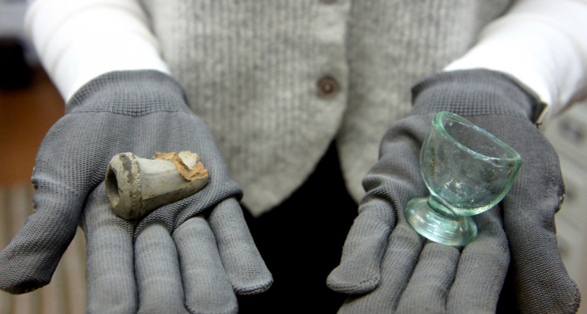 Археологи передали в музей в Вологодской области находки, сделанные при прокладке газопровода